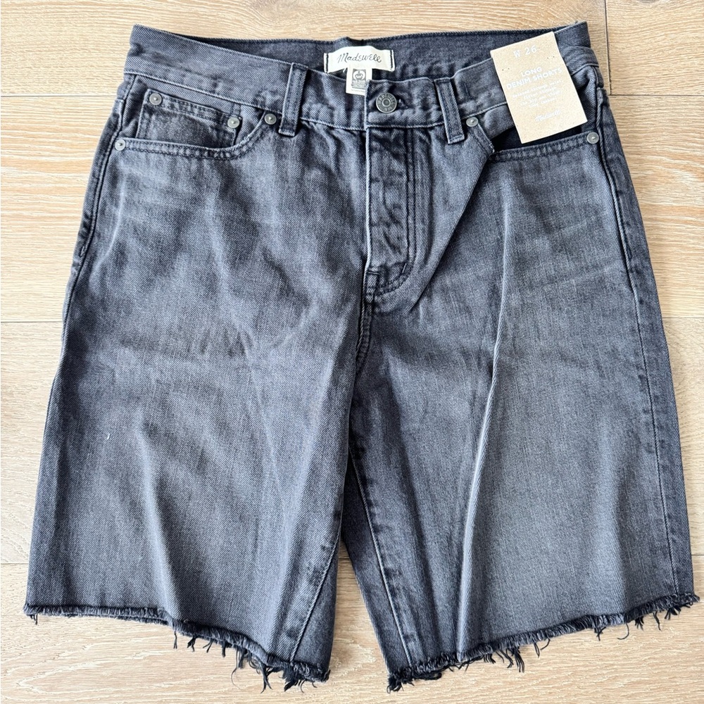 Madewell Long Denim Shorts